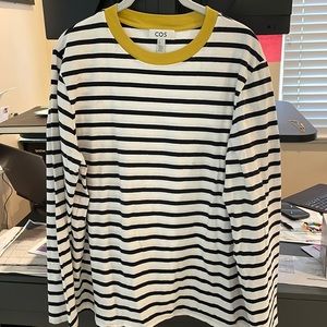 COS Long Sleeve striped T shirt
